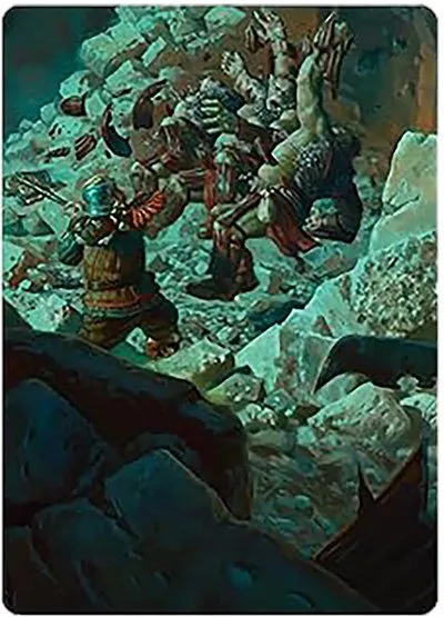 Gimli's Reckless Might Art Card - Normal Gimli S Reckless Might 