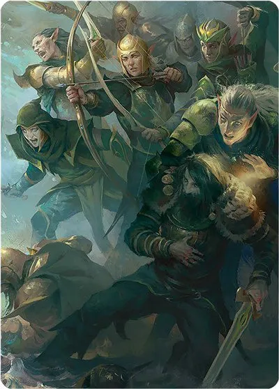 Galadhrim Brigade Art Card - Normal Galadhrim Brigade Art C