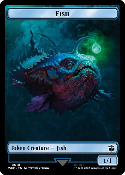 Fish // Beast Double-Sided Token