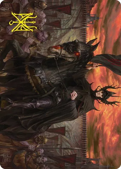 The Mouth of Sauron Art Card - Gold Stamped Signature