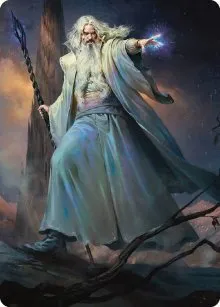 Saruman of Many Colors Art Card - Normal Saruman Of Many Colors 