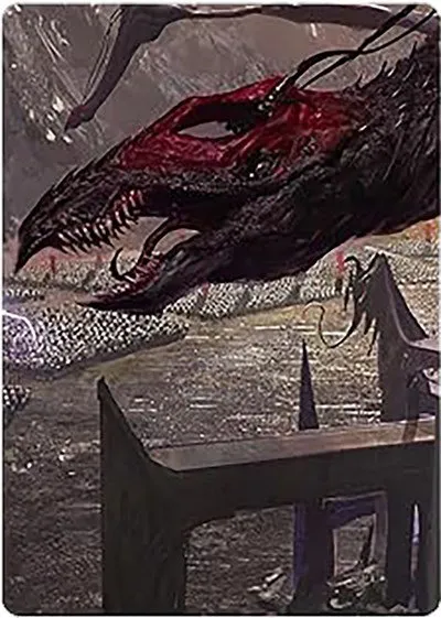 Fell Beast of Mordor Art Card - Normal Fell Beast Of Mordor Ar