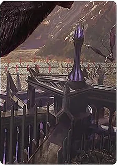 Minas Morgul, Dark Fortress Art Card - Normal Minas Morgul Dark Fortr