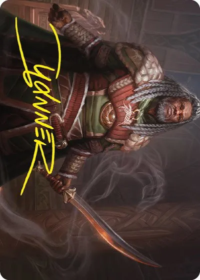 Theoden, King of Rohan Art Card - Gold Stamped Signature