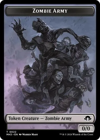 Zombie Army Token - Normal Zombie Army Token