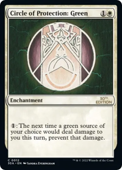 Circle of Protection: Green - Normal Circle Of Protection Gr