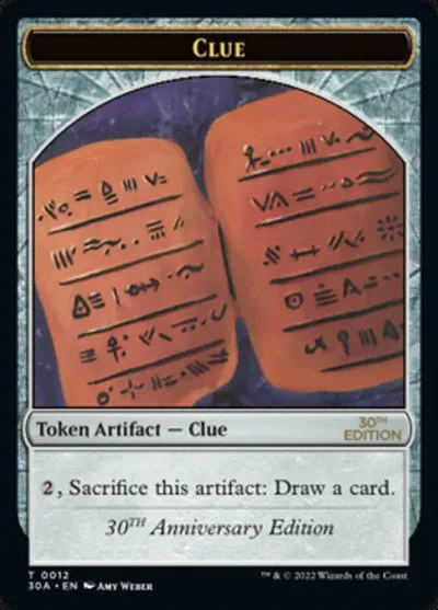 Clue (0012) Token - Normal Clue 0012 Token