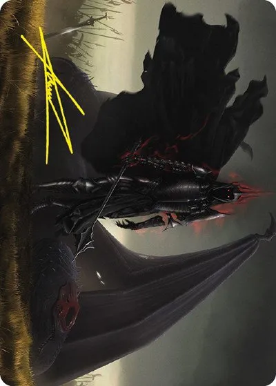 Witch-king of Angmar Art Card - Gold Stamped Signature