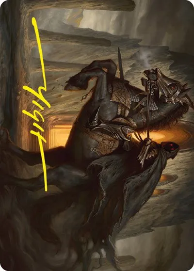 Nazgul Art Card - Gold Stamped Signature