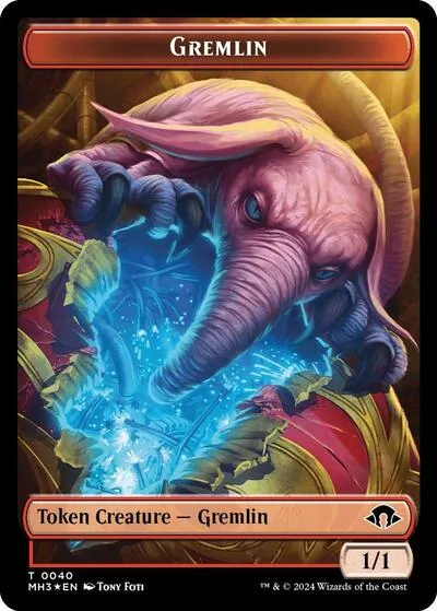 Gremlin (Ripple Foil) // Copy Double-Sided Token