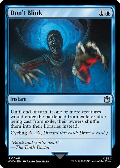 Don't Blink - Foil
