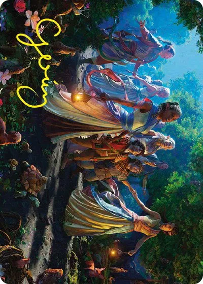 Realm Seekers Art Card - Gold Stamped Signature
