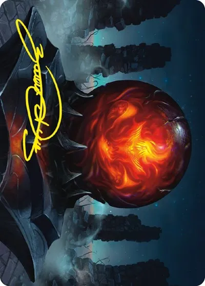 Commander's Sphere Art Card - Gold Stamped Signature