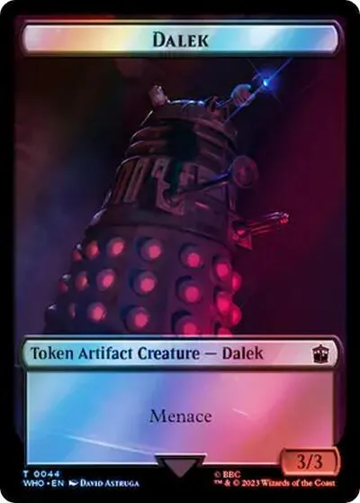 Dalek // Alien Salamander Double-Sided Token
