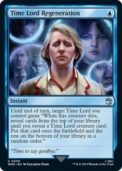 Time Lord Regeneration - Foil