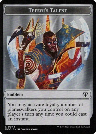 Emblem - Teferi's Talent - Normal Emblem Teferi S Talent