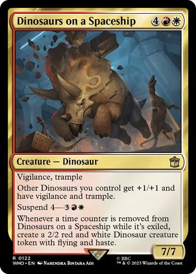Dinosaurs on a Spaceship - Foil