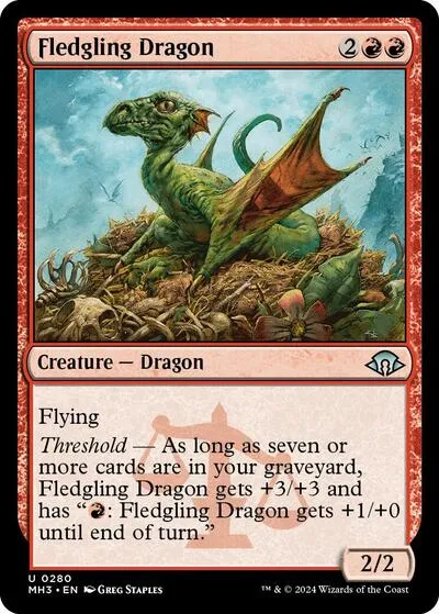 Fledgling Dragon - Foil