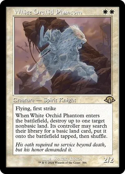 White Orchid Phantom - Foil