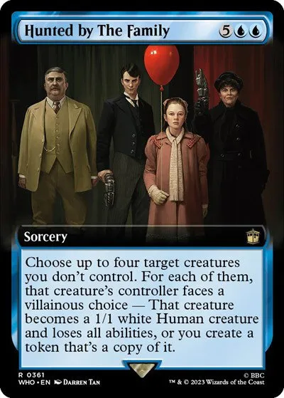 Hunted by The Family - Foil