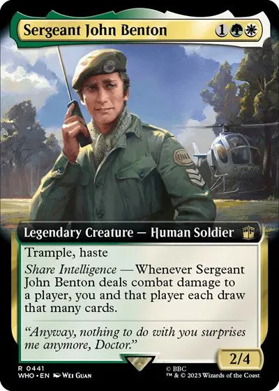 Sergeant John Benton - Foil