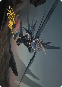 Steel Seraph Art Card - Gold Stamped Signature