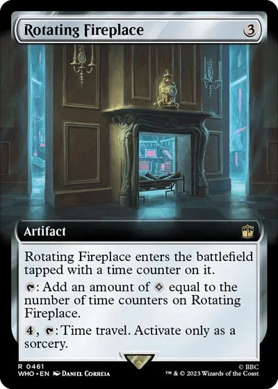 Rotating Fireplace - Foil