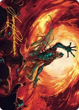 Gix, Yawgmoth Praetor Art Card - Gold Stamped Signature