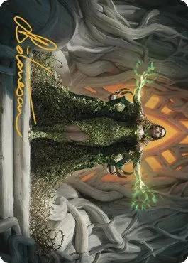 Titania, Voice of Gaea Art Card - Gold Stamped Signature