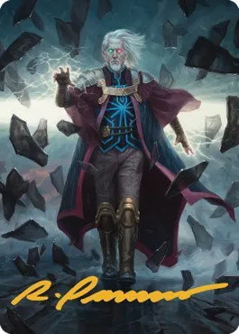 Urza, Planeswalker Art Card - Gold Stamped Signature