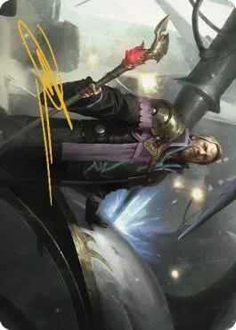 Urza, Prince of Kroog Art Card - Gold Stamped Signature