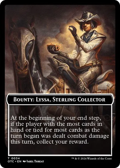 Bounty: Lyssa, Sterling Collector // Bounty Rules Double-Sided Token - Normal Bounty Lyssa Sterling C