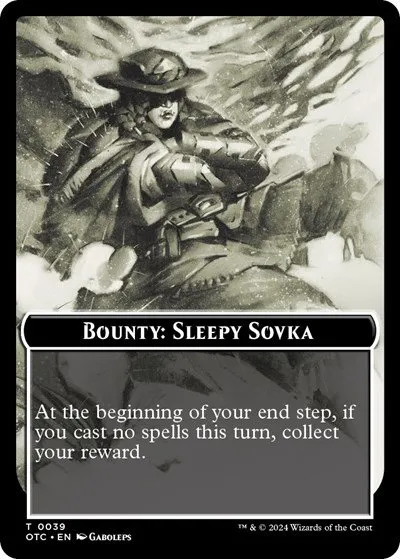Bounty: Sleepy Sovka // Bounty Rules Double-Sided Token - Normal Bounty Sleepy Sovka Bou