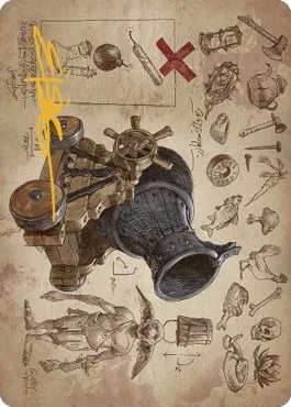 Goblin Charbelcher Art Card - Gold Stamped Signature