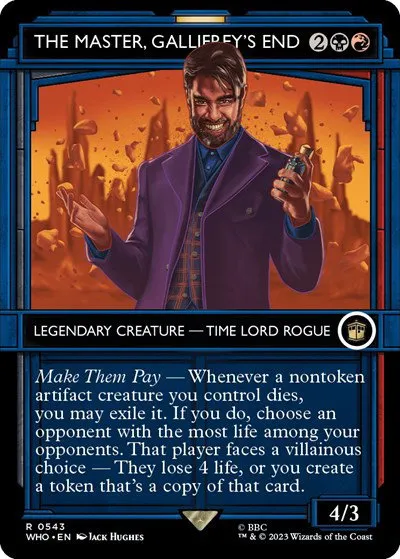 The Master, Gallifrey's End - Foil