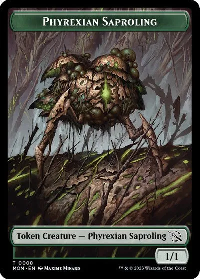 Phyrexian Saproling Token - Normal Phyrexian Saproling Tok
