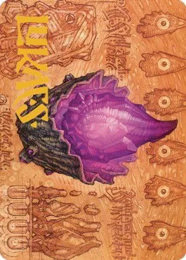 Thorn of Amethyst Art Card - Gold Stamped Signature
