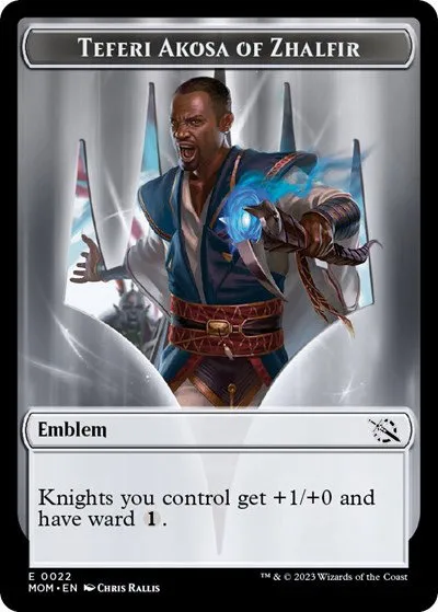 Emblem - Teferi Akosa of Zhalfir - Normal Emblem Teferi Akosa Of 