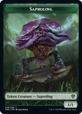 Saproling // Zombie Double-Sided Token