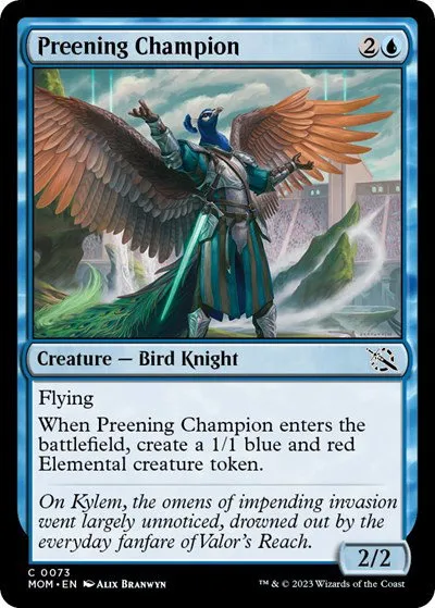 Preening Champion - Foil