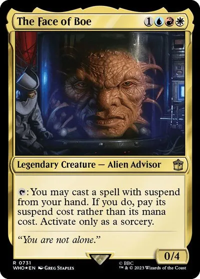 The Face of Boe