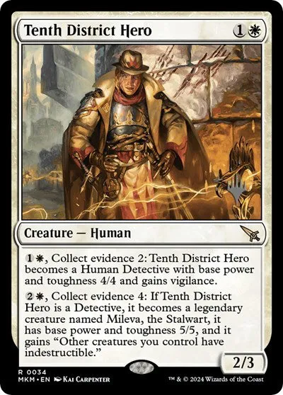 Tenth District Hero - Foil Tenth District Hero