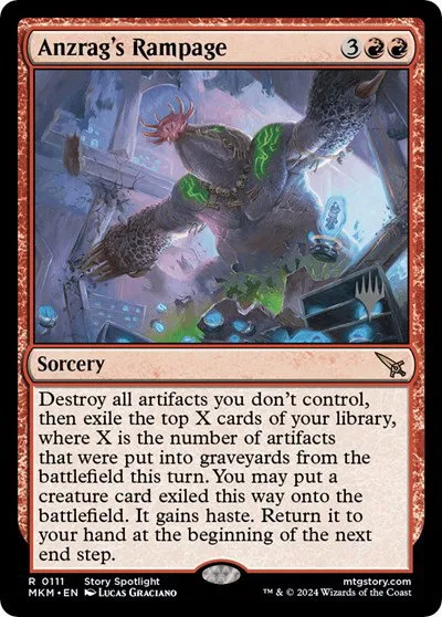 Anzrag's Rampage - Foil