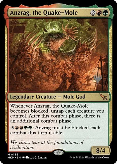 Anzrag, the Quake-Mole - Foil