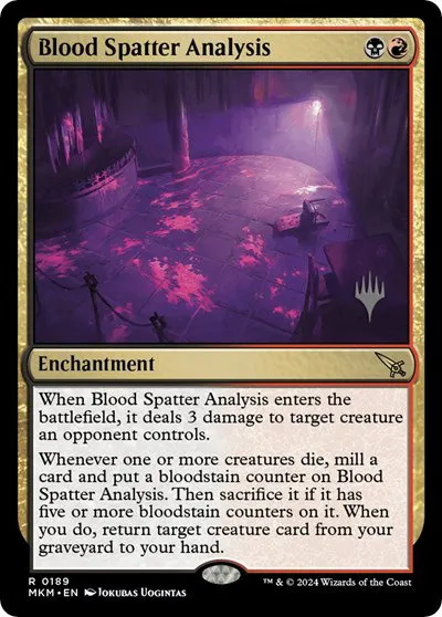 Blood Spatter Analysis - Foil