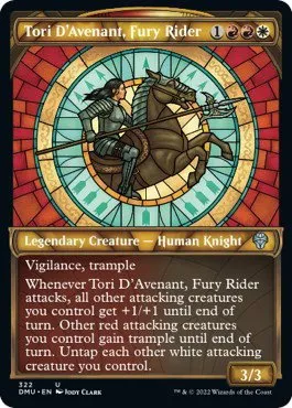 Tori D'Avenant, Fury Rider