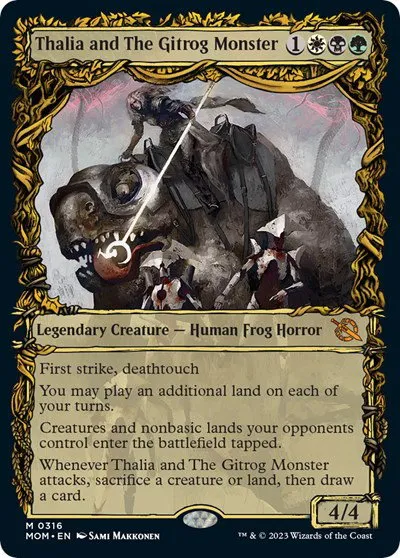 Thalia and The Gitrog Monster - Foil