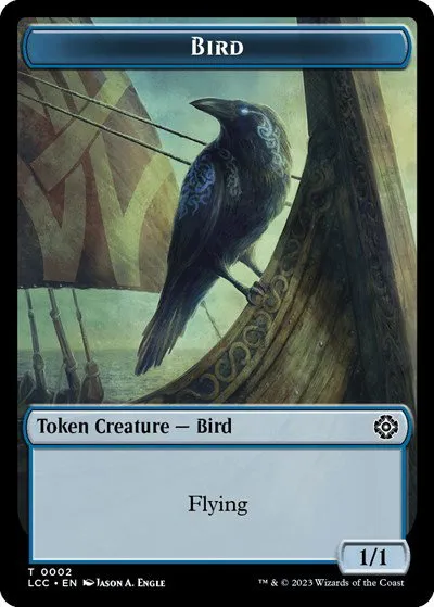 Bird // Merfolk (0003) Double-Sided Token