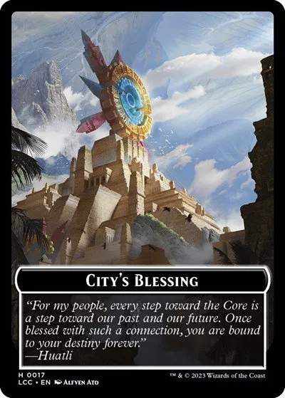 City's Blessing // Vampire (0004) Double-Sided Token