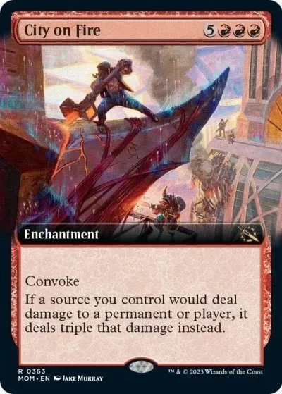 City on Fire - Foil